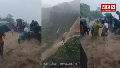 100 Tourists Rescued at Raigad Waterfall, Two Missing