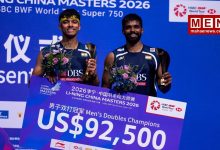 Satwik-Chirag Create History! China Masters Champions; Defeat Home Pair in a Thrilling Three-Game Battle